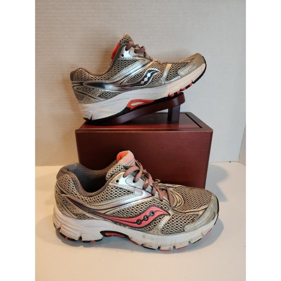 Saucony Shoes - Saucony Womens Grid Cohesion  S15242-30 Gray Running Shoes  Size 7.5 WIDE